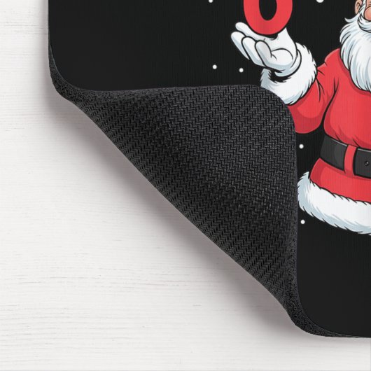 Six Seven 6 7 Meme Gen Alpha Slang Merry Christmas Mousepad (Ecke)