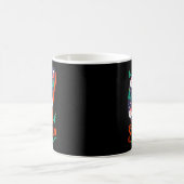 Six Seven 6 7 Meme Humor Weihnachtsmann Elf 67 Wei Kaffeetasse (Mittel)