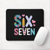 Six Seven 6 7 Meme Lehrer  Mousepad (Mit Mouse)