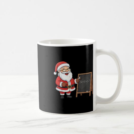 Six Seven 6 7 Meme Santa Christmas Xmas Teacher Nu Kaffeetasse (Rechts)