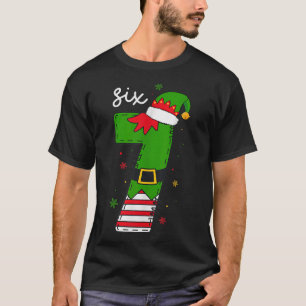 Six Seven 6 7 Meme Santa Weihnachten Xmas Zahl 67 T-Shirt