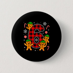 Six Seven 6 7 Meme Weihnachten passend Paar Junge  Button