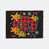 Six Seven 6 7 Meme Weihnachten passend Paar Junge Fleecedecke (Vorderseite (Horizontal))
