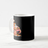 Six Seven 6 7 Monster Truck Gingerbread Man Christ Kaffeetasse (Vorderseite Links)