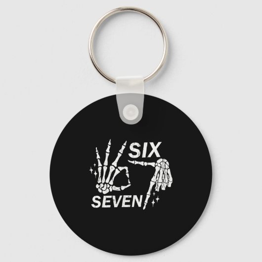 Six Seven 6 7, Skeleton Hands, Soky Skull Schlüsselanhänger (Vorderseite)