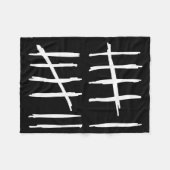 Six Seven 6 7 Tally Marks 67 Meme 6-7 Numbers Funn Fleecedecke (Vorderseite (Horizontal))