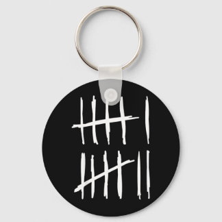 Six Seven 6 7 Tally Marks 67 Meme 6-7 Numbers Schlüsselanhänger