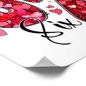 Six Seven 6 7 Valentine Meme Funny For Men Women K Poster (Ecke)