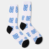 Six Seven 6 7 Viral Six-Seven Meme Socken (Rechts)