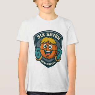 SIX SEVEN 6/7 – Zeig Dein Können Kinder T-Shirt Tri-Blend Shirt