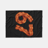 Six Seven Bacon Cool Meme 67 Funny Number  Fleecedecke (Vorderseite (Horizontal))