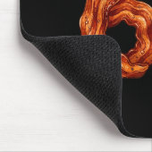 Six Seven Bacon Cool Meme 67 Funny Number Mousepad (Ecke)