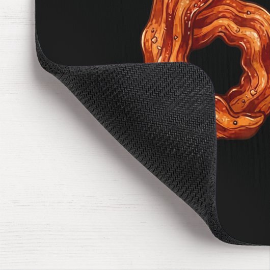 Six Seven Bacon Cool Meme 67 Funny Number  Mousepad (Ecke)