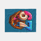 Six Seven Baseball Candy Drip 6-7 Meme  Fleecedecke (Vorderseite (Horizontal))