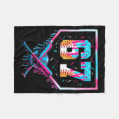Six Seven Baseball Eis Drip Cool 67 Gen Alph Fleecedecke (Vorderseite (Horizontal))