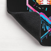 Six Seven Baseball Ice Cream Drip Cool 67 Gen Alph Mousepad (Ecke)