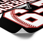 Six Seven Baseball Meme How Many Days 6-7 Poster (Ecke)