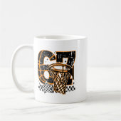 Six Seven Basketball, Funny 67 Basketball, Retro G Kaffeetasse (Links)