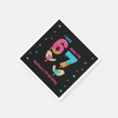 Six Seven Birthday Napkins Serviette (Ecke)