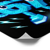 Six seven brainrot 6-7 design  poster (Ecke)