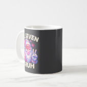 Six Seven Bruh 67 Funny Nk Santa Christmas 6 7 Mem Kaffeetasse (Vorderseite Links)