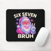 Six Seven Bruh 67 Funny Nk Santa Christmas 6 7 Mem Mousepad (Mit Mouse)