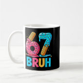 Six Seven Bruh 67 Ice Cream Drip For Men Women Kid Kaffeetasse (Links)