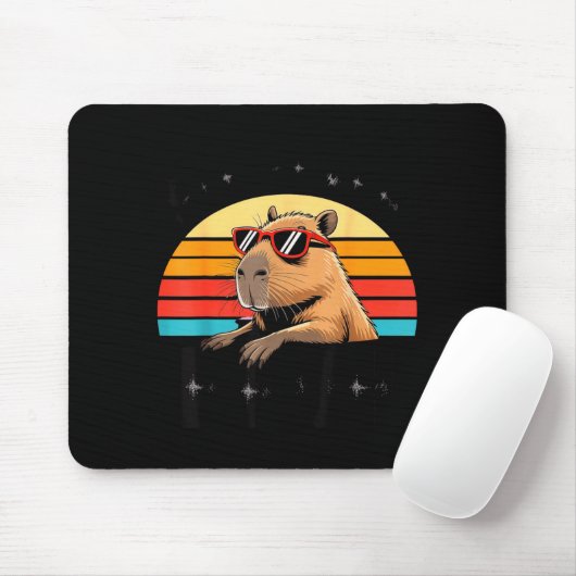 Six Seven Bruh 67 Meme Capybara  Mousepad (Mit Mouse)