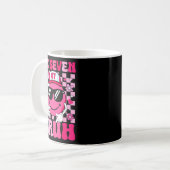 Six Seven Bruh 67 Meme Smile Face Valentines Boys Kaffeetasse (Vorderseite Links)