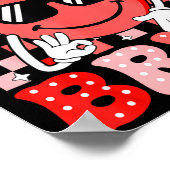 Six Seven Bruh 67 Meme Smile Face Valentines Boys  Poster (Ecke)