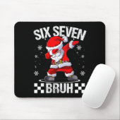 Six Seven Bruh 6-7 Meme Xmas Matching Pjs Christma Mousepad (Mit Mouse)