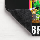 Six Seven Bruh Dabbing Leprechaun St Patricks Day Mousepad (Ecke)