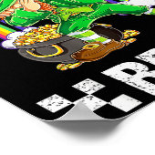 Six Seven Bruh Dabbing Leprechaun St Patricks Day  Poster (Ecke)
