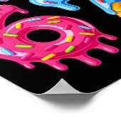 Six Seven Bruh Eiscreme-Drip 6 7 Gen Alpha-Slang Poster (Ecke)