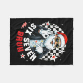 Six Seven Bruh Funny Checkered Cool Santa Claus Ro Fleecedecke (Vorderseite (Horizontal))