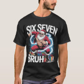 Six Seven Bruh Funny Christmas Shirt | Ripped Musc (Vorderseite)