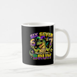 Six Seven Bruh Mardi Gras 67 Alligator Meme _2 Kaffeetasse