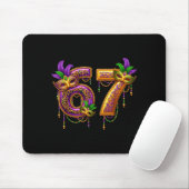 Six Seven Carnaval Festival 67 Meme Funny Mardi Gr Mousepad (Mit Mouse)