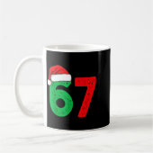 Six Seven Christmas 6 7 Meme Funny Christmas Kaffeetasse (Links)