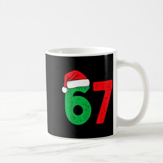 Six Seven Christmas 6 7 Meme Funny Christmas Kaffeetasse (Rechts)