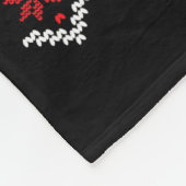 Six Seven Christmas 6 7 Ugly Christmas Sweater Fleecedecke (Ecke)