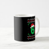Six Seven Christmas 6 7 Ugly Christmas Sweater Kaffeetasse (VorderseiteRechts)