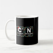 Six Seven Christmas Carbon Nitrogen 67 Funny Scien Kaffeetasse (Links)