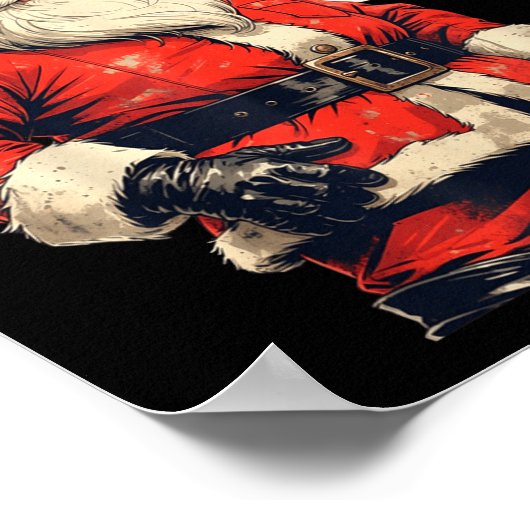 Six Seven Christmas Meme 67 Funny Poster (Ecke)