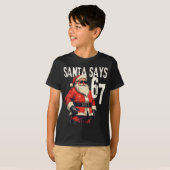 Six Seven Christmas Meme 67 Funny  T-Shirt (Vorne ganz)