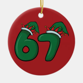 Six-Seven Christmas Ornament