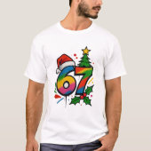Six Seven Christmas Shirt, Viral 6 7 Meme Tee (Vorderseite)