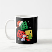 Six Seven Christmas Three Dice Santa Hat 67 Meme Kaffeetasse (Links)