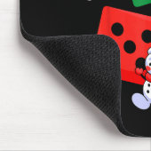 Six Seven Christmas Three Dice Santa Hat 67 Meme Mousepad (Ecke)