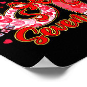 Six Seven Coquette Girl Bow Cool Meme Funny 67 Val Poster (Ecke)